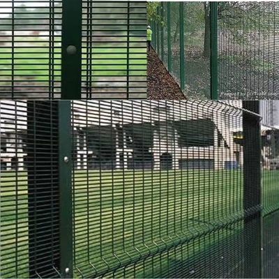 Antypoślizgowe spawane 358 ogrodzenie ochronne ogrodzeniowe z siatki więziennej 60x60mm konfigurowalne